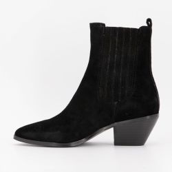 Bottine a talon taupe suede b-24427-1 t36/40 Femme ELWIN