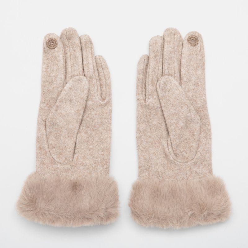 Gants taupe gp-hw-2527040 Femme GERARD PASQUIER