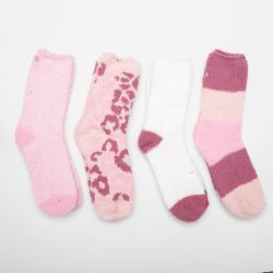 Lot de 4 paires de chaussettes chausson zarina Femme LULU CASTAGNETTE