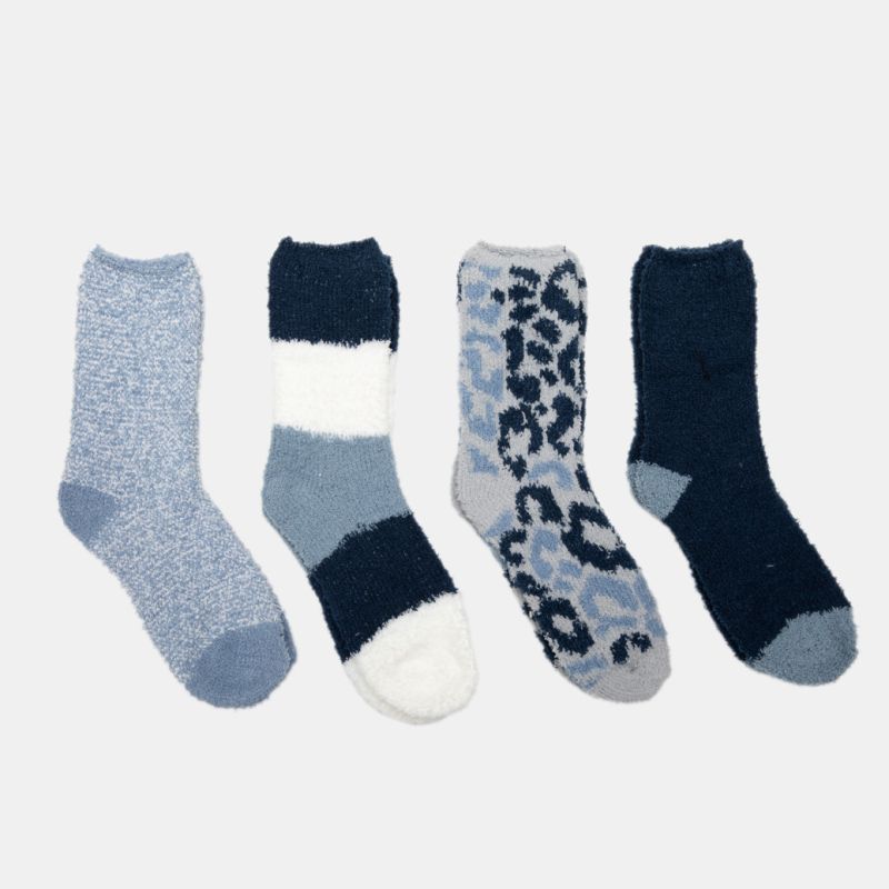 Lot de 4 paires de chaussettes chausson zarina Femme LULU CASTAGNETTE