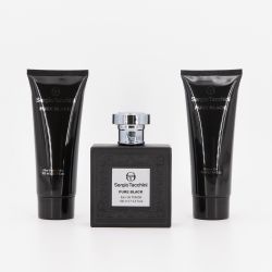 Edt homme pure black edt100ml + ash100ml +gd100ml ar04852 Femme, Homme SERGIO TACCHINI