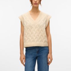 Pull sm vmpiper birch 10331549 4355 Femme VERO MODA