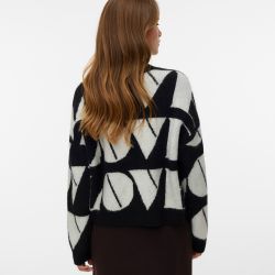 Pull vmlove black 10331432 4355 Femme VERO MODA