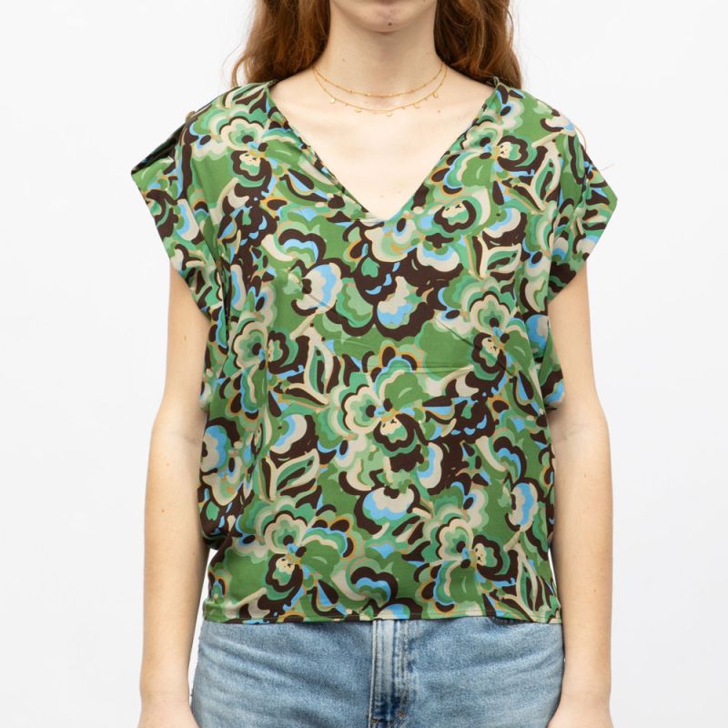 Chemise verde/azzurro ckr0eit Femme IMPERIAL