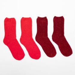 Lot de 2 paires de chaussettes velours 22427 Femme BILL TORNADE