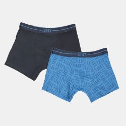 Lot 2 boxers blue combo brief 701235941001801 Homme LEVI'S