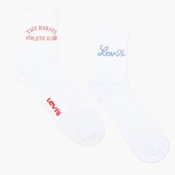 Lot 2 paires soquettes white combo saloon t39/46 701235805001803 Homme LEVI'S
