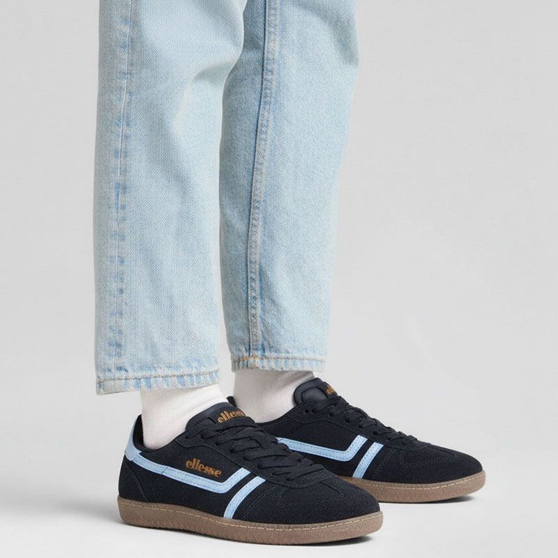 Baskets colorées basses semelle foncée avec lacetsHomme ELLESSE