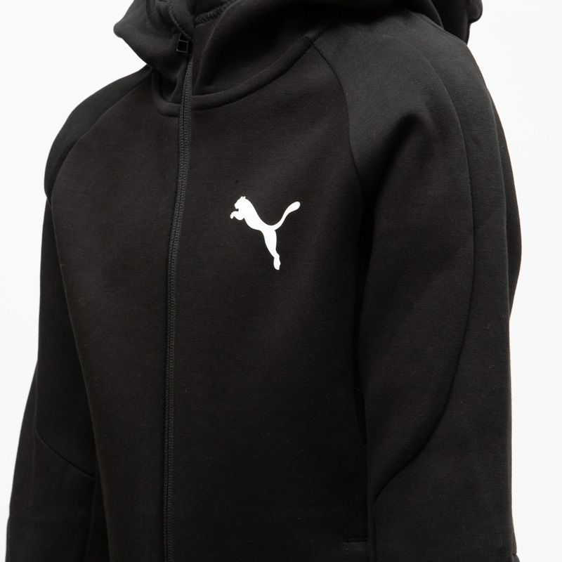 Veste a capuche black evostripe Enfant PUMA