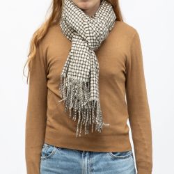 Echarpe gris 70 x 180cm man ff 224059 Femme MANOUKIAN