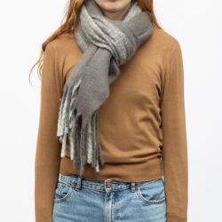 Echarpe noir blanc 50 x 190cm gp hh 252661 Femme GERARD PASQUIER