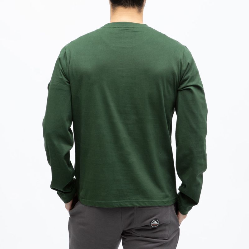 Tee shirt ml kaki 13 monaco Homme HELVETICA