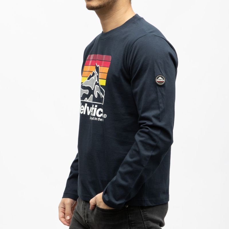 Tee shirt ml kaki 13 monaco Homme HELVETICA