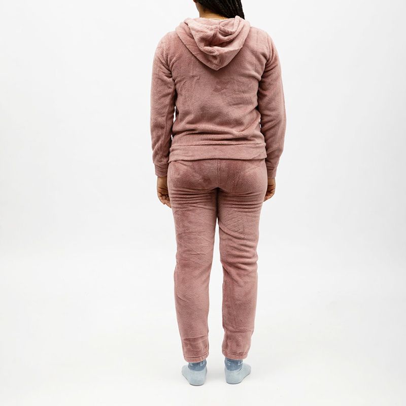 Pyjama polaire à capuche zippé Femme LULU CASTAGNETTE