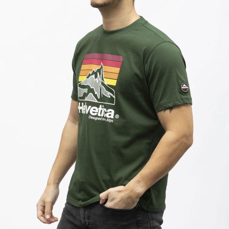 Tee shirt mc dark grey 14 monaco Homme HELVETICA