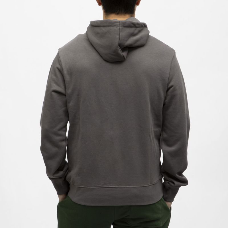 Sweat zip capuche 08gaia orange Homme HELVETICA