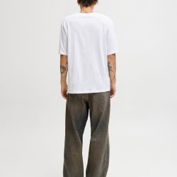 Tee shirt jjyuki black 12278495 4357 Homme JACK & JONES