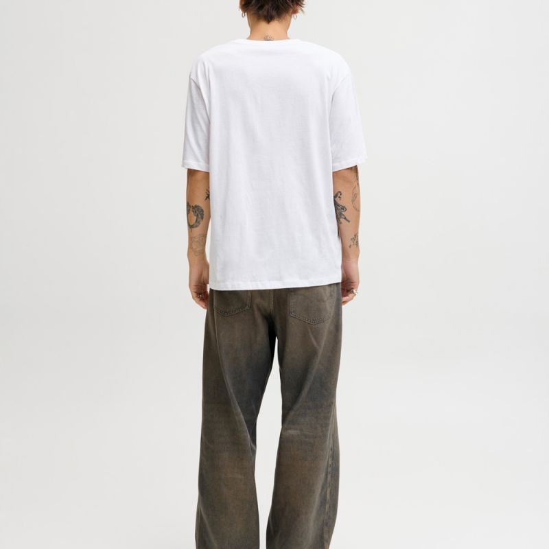 Tee shirt jjyuki black 12278495 4357 Homme JACK & JONES