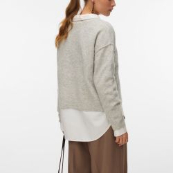 Pull vmbesti syrah 10331558 4355 Femme VERO MODA