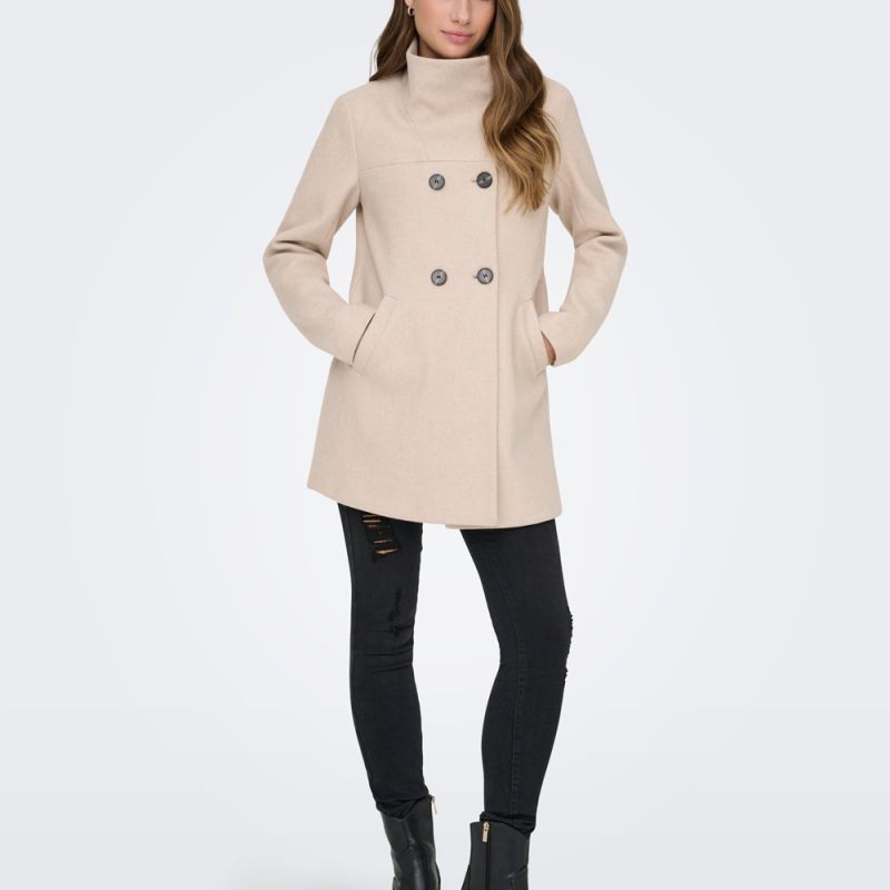 Manteau onlblake dark grey melange 15358884 4440 Femme ONLY