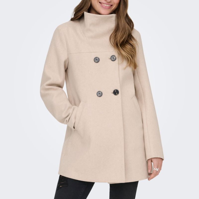 Manteau onlblake dark grey melange 15358884 4440 Femme ONLY