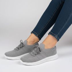 Baskets en toile à lacets Femme KELARA