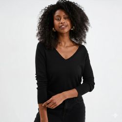 Pull col v 18680 Femme BILL TORNADE