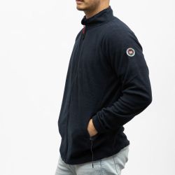 Polaire zippee black paul Homme PANAME BROTHERS