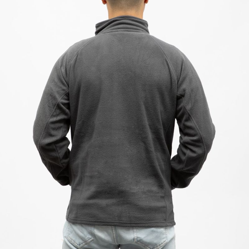 Polaire zippee black paul Homme PANAME BROTHERS