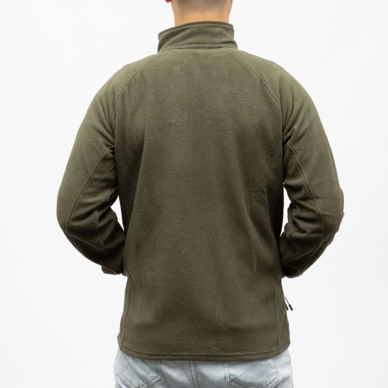 Polaire zippee black paul Homme PANAME BROTHERS