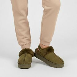 Mule fourree elastique derriere olympe Femme MANOUKIAN