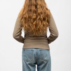 Polaire zippee taupe paula Femme PANAME BROTHERS