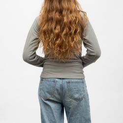 Polaire zippee taupe paula Femme PANAME BROTHERS