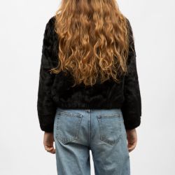 Manteau fourrure black h25bina f Femme GOLD AND SILVER