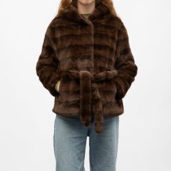 Manteau fourrure white h25bonbo Femme GOLD AND SILVER