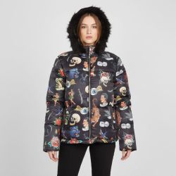 Doudoune à capuche avec fourrureFemme VON DUTCH