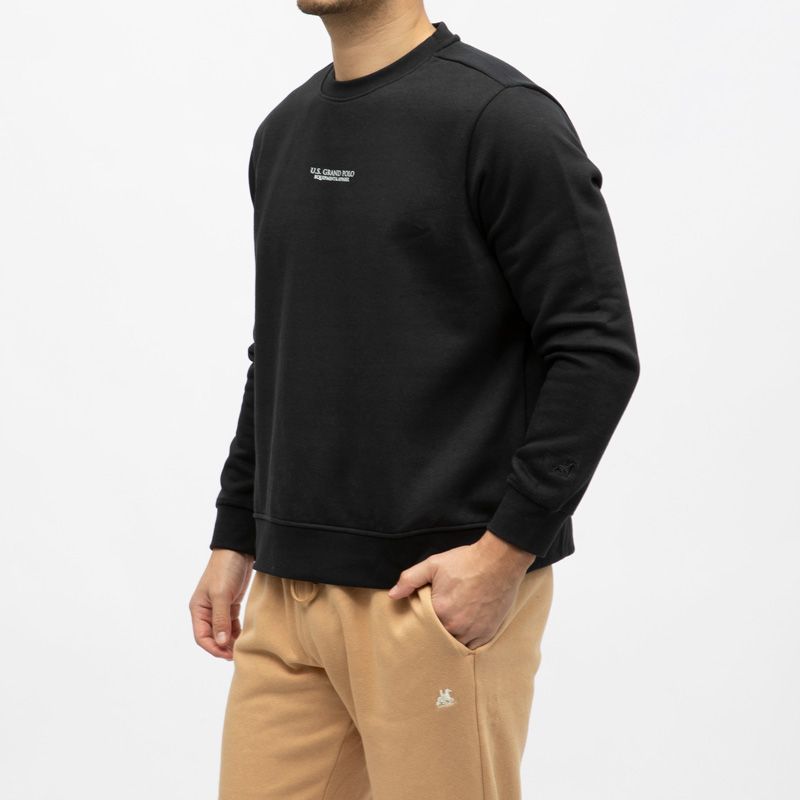 Sweat black 9006 Homme US GRAND POLO