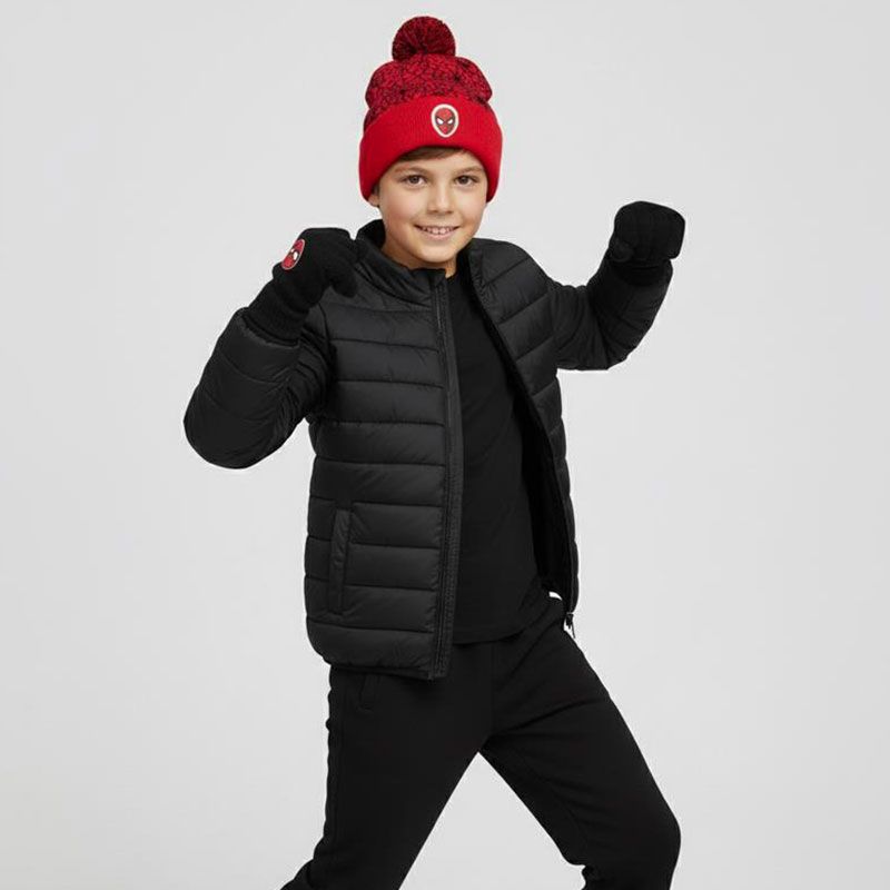 Bonnet gants spiderman Enfant TOM & KIDDY