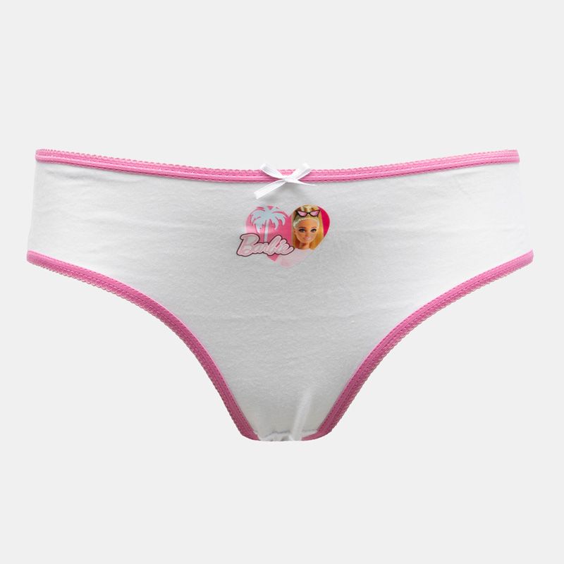 Lot de 5 culottes 4/10 ans ba1/43/scx5fx2 Enfant BARBIE