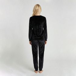 Pyjama velours logo 27163 Femme BILL TORNADE