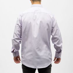 Bill00 chemise coton poly vichy / rose Homme BILL TORNADE