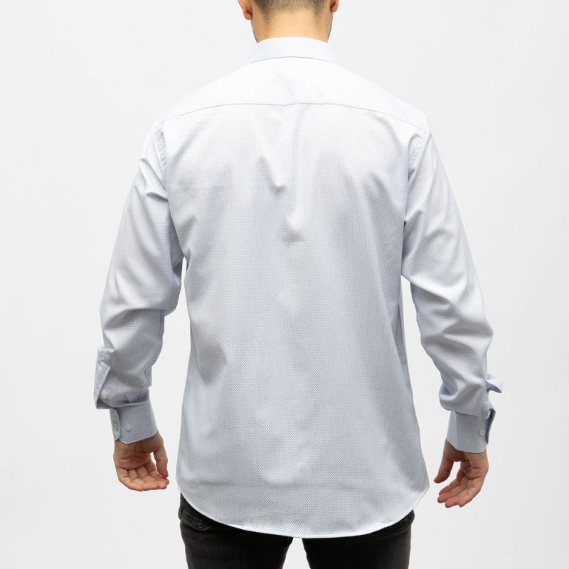 Bill00 chemise coton poly blanc - sergÉ Homme BILL TORNADE