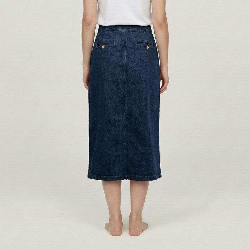 Jupe denim bleu azalai Femme LES TROPEZIENNES PAR M.BELARBI