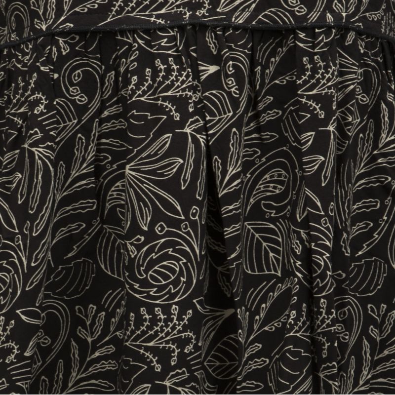 Robe vegetal noir crest Femme LES TROPEZIENNES PAR M.BELARBI