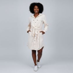 Robe chemise divisa Femme PLEASE