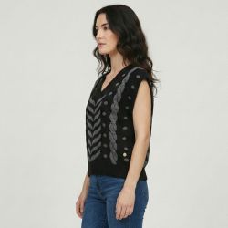 Pull sm astrakan craie Femme LES TROPEZIENNES PAR M.BELARBI