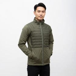 Blouson matelassé col montant softshell col montant avec bandes réfléchissantesHomme ROSSIGNOL