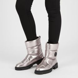 Bottines matelassées Doudou argent Femme LES TROPEZIENNES PAR M.BELARBI