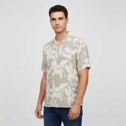 Chemise jeff crockery légère imprimé fleurs Homme JACK & JONES