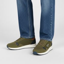 Baskets toile beech à lacets semelle blanche crantéeHomme JACK & JONES